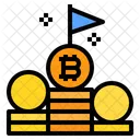 Bitcoin Flag  Icon