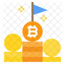 Bitcoin-Flagge  Symbol