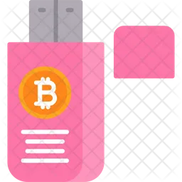 Bitcoin Flash Drive  Icon