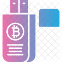 Bitcoin Usb Storage Icon
