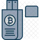 Bitcoin Flash Drive Symbol