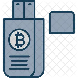 Bitcoin Flash Drive  Icon