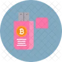 Bitcoin Usb Storage Icon