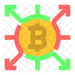 Bitcoin Flow  Icon