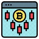 Bitcoin Flowchart  Icon