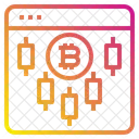Bitcoin Flowchart  Icon