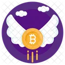 Bitcoin Flugel Bitcoin Flug Schnelles Bitcoin Symbol