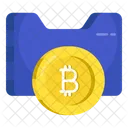 Bitcoin Folder Cryptocurrency Folder Crypto Icône