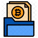 Folder Bitcoin Document Icon