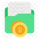 Bitcoin Folder Folder Document Icon