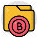 Bitcoin Folder Cryptocurrency Folder Crypto Icon
