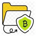 Bitcoin Folder Bitcoin File Crypto File Icône
