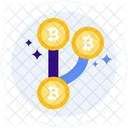 Fork Bitcoin Fork Cryptocurrency Icon