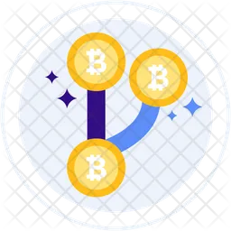 Bitcoin Fork  Icon