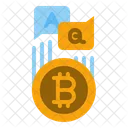 Bitcoin Frage Antwort  Symbol