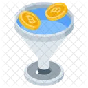 Bitcoin funnel  Icon