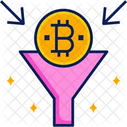 Bitcoin Funnel  Icon