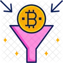 Bitcoin Funnel  Icon