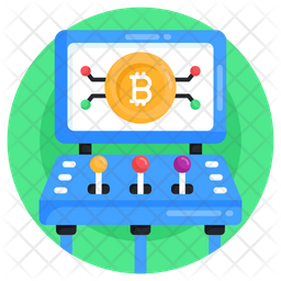 Bitcoin Gaming Icon