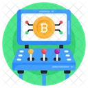 Bitcoin Network Bitcoin Connection Blockchain Icon