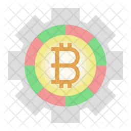 Bitcoin gear  Icon