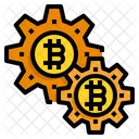 Bitcoin Gear  Icon