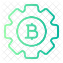 Bitcoin gear  Icon