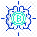 Bitcoin-Gehirn  Symbol