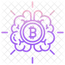 Bitcoin-Gehirn  Symbol