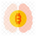 Bitcoin-Gehirn  Symbol