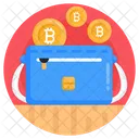 Bitcoin-Geldbörse  Icon