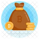 Bitcoin-Geldsack  Icon