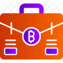 Bitcoin-Geschäft  Symbol