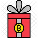 Bitcoin-Geschenk  Symbol