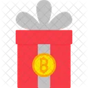 Bitcoin-Geschenk  Symbol