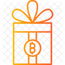 Bitcoin-Geschenk  Symbol