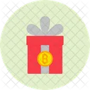 Bitcoin-Geschenk  Symbol