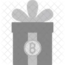 Bitcoin-Geschenk  Symbol