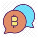 Chat Bitcoin Konversation Bitcoin Chat Icon