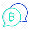 Chat Bitcoin Konversation Bitcoin Chat Icon