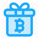 Bitcoin Cryptocurrency Gift Icon
