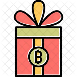 Bitcoin Gift  Icon