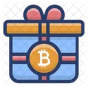 Bitcoin Gift  Icon