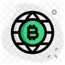 Bitcoin Globe  Icon