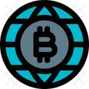 Bitcoin Globe Icon