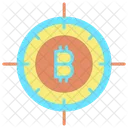 Bitcoin Goal  Icon