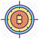 Target Bitcoin Bitcoin Goal Target Icon