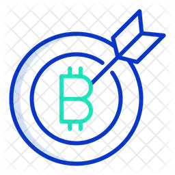 Bitcoin Goal  Icon