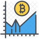 Bitcoin Going Up  Icon