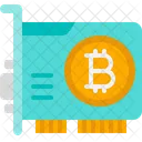 Bitcoin Gpu Gpu Graphic Card Icon